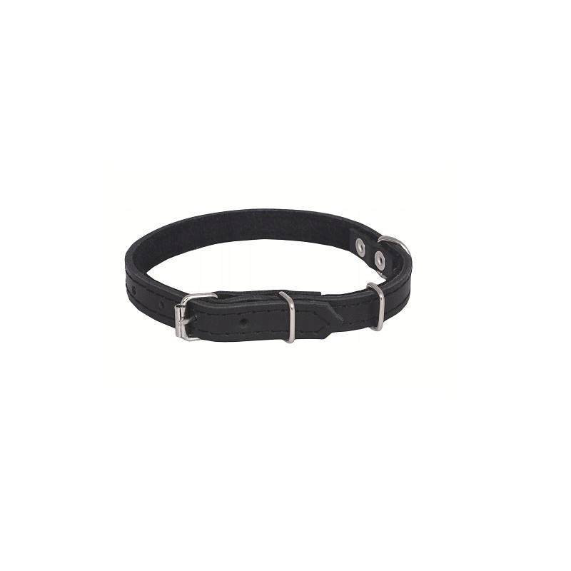 Levně Chaba kožený obojek 40mm/75 cm Černý
