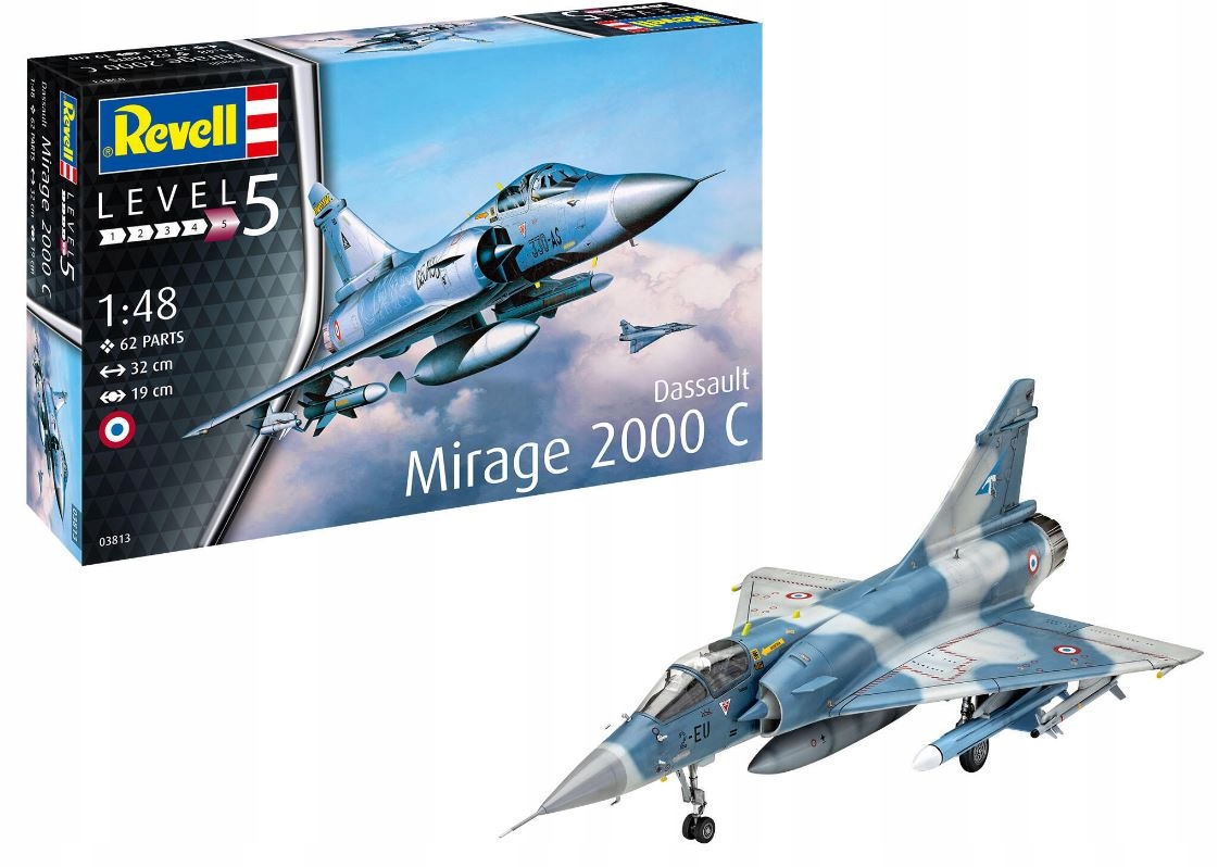 Model plastový Dassault Mirage 2000c 1/48 Revell 03813