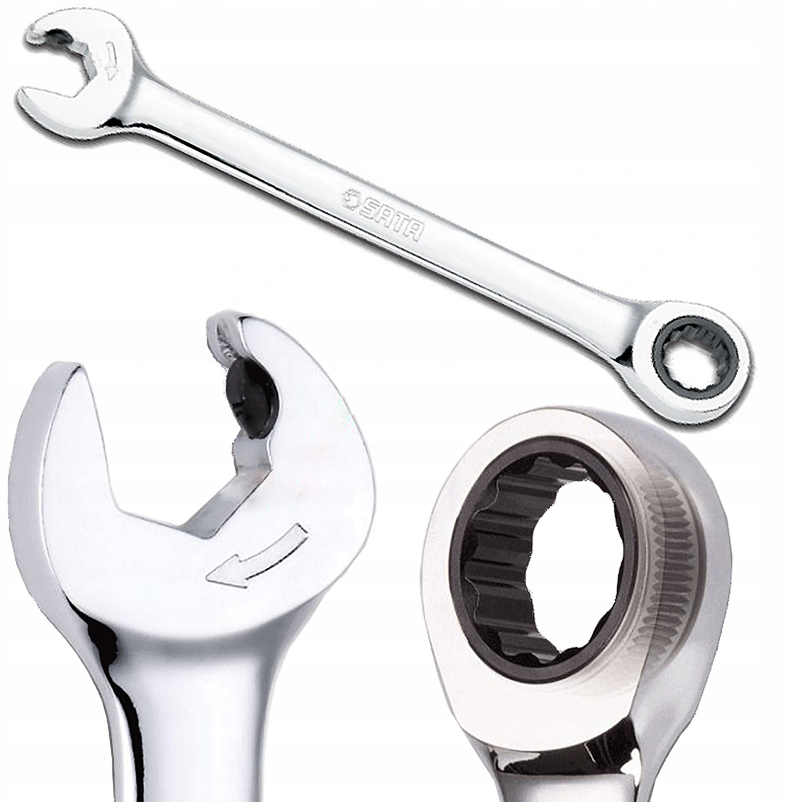 

Sata Klucz 11 mm Podwójna grzechotka 43204