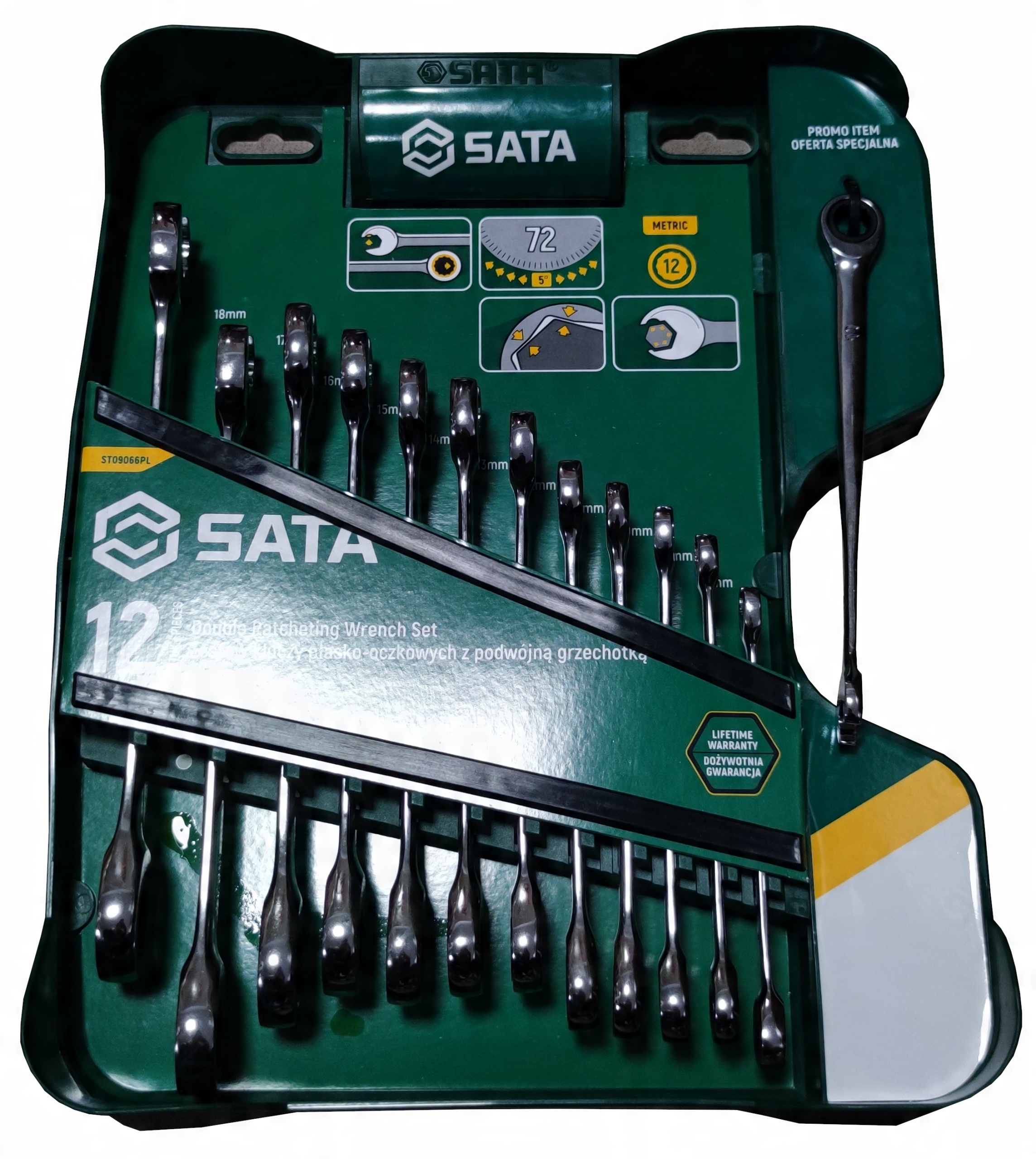 

Sata Klucze Z Podwójną Grzechotką 12 1SZT X-beam