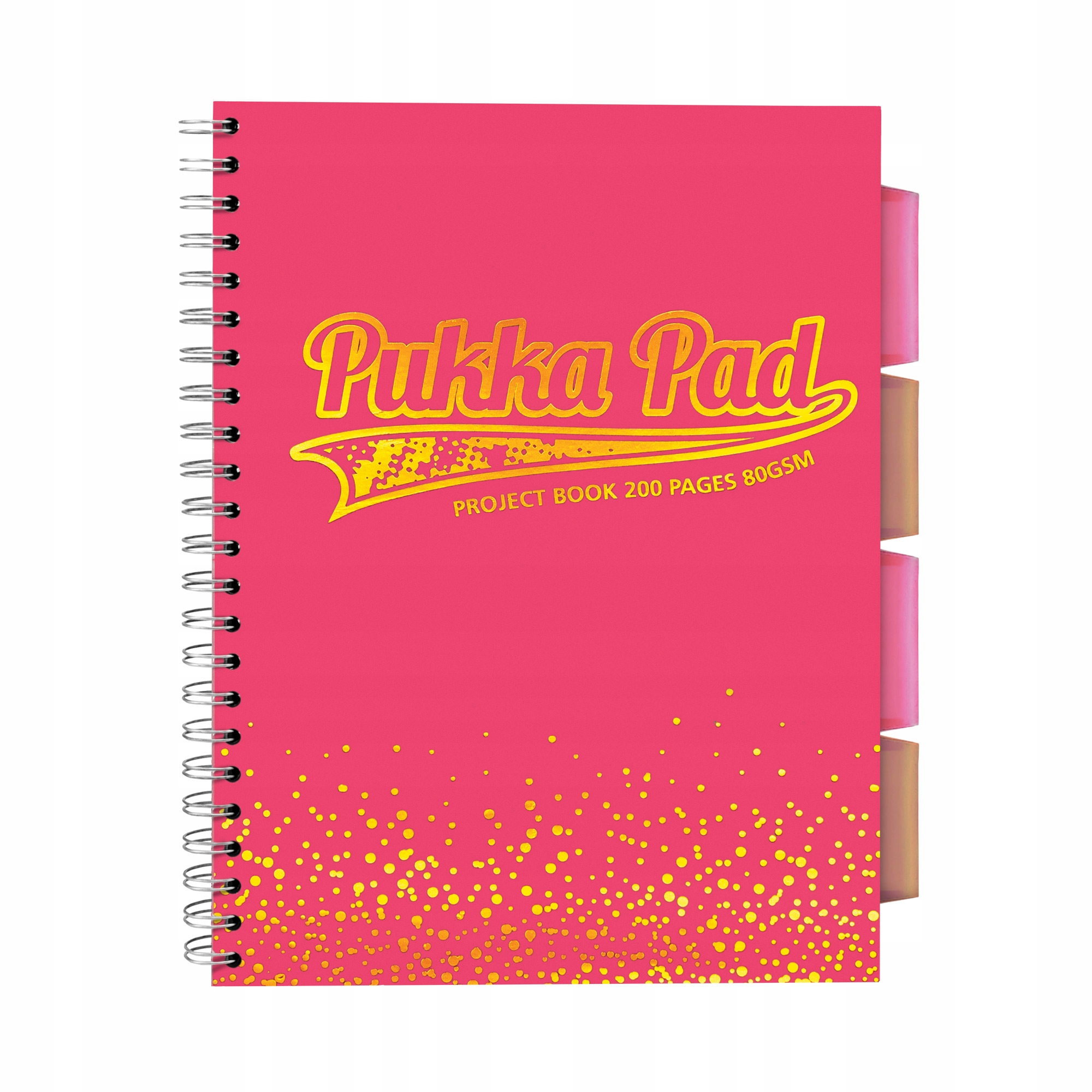 

Kołonotatnik A4/200 Pukka Pad Blush Coral Kratka
