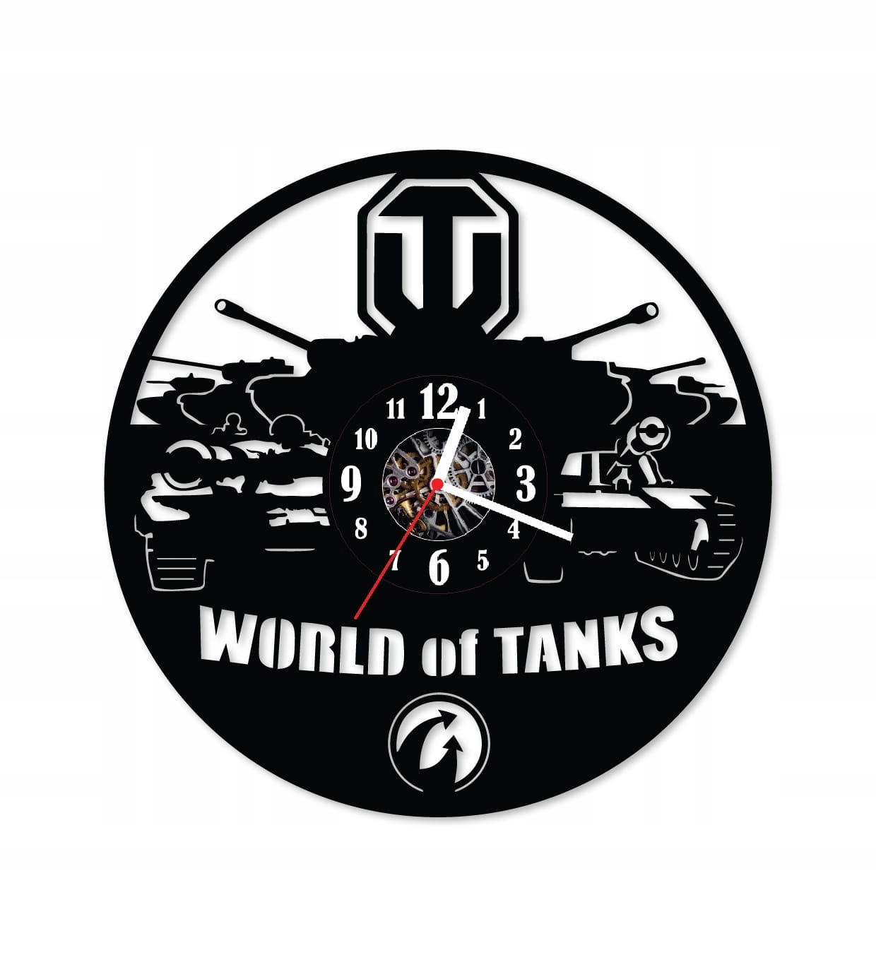 

Zegar Winylowy 30cm Gra World of Tanks 28.5