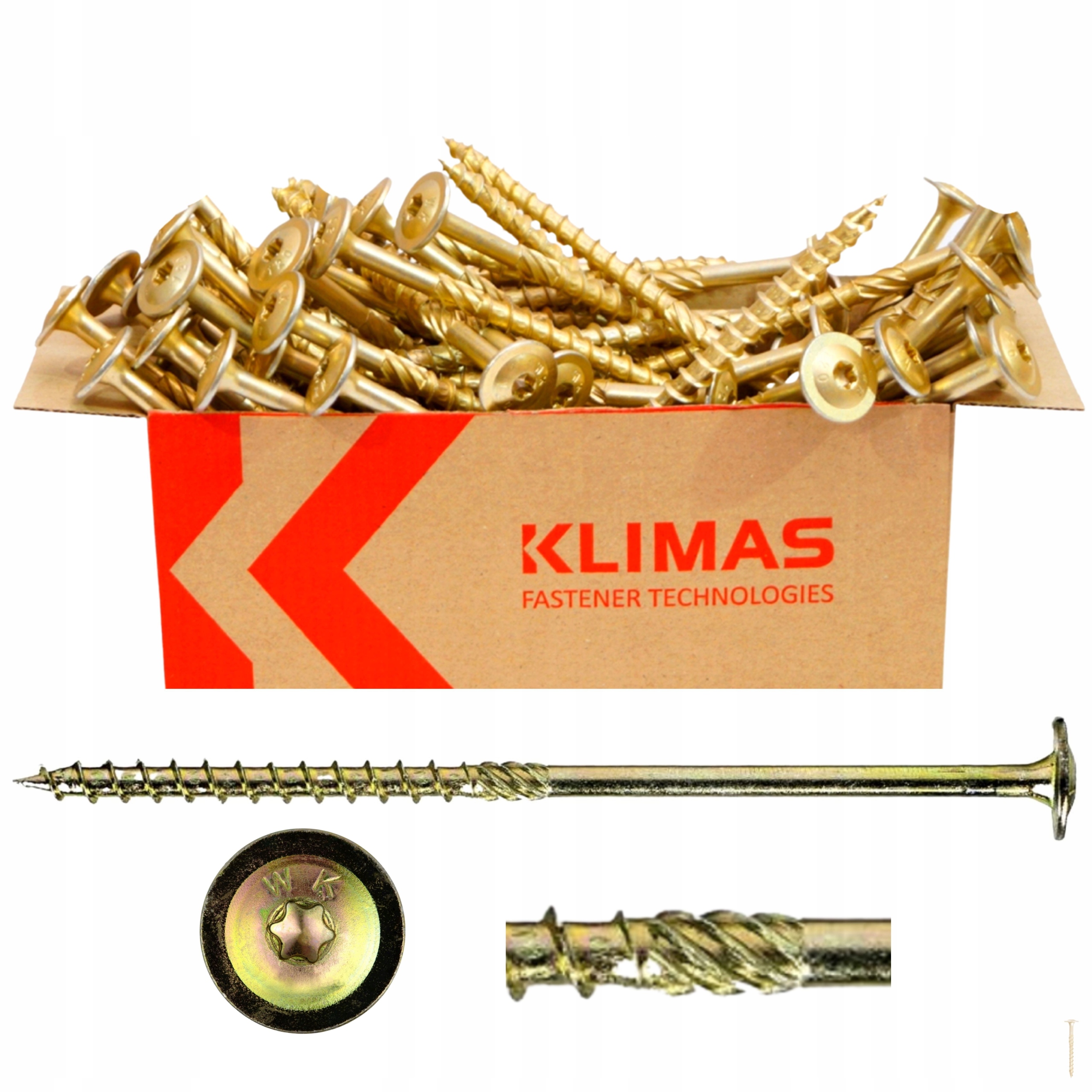 

Wkcp 8x280 Wkręty Ciesielskie Do Drewna Torx 50szt