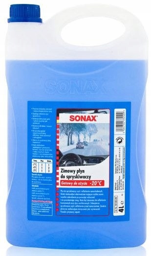 Zimowy płyn do spryskiwaczy Sonax -20°C 4L