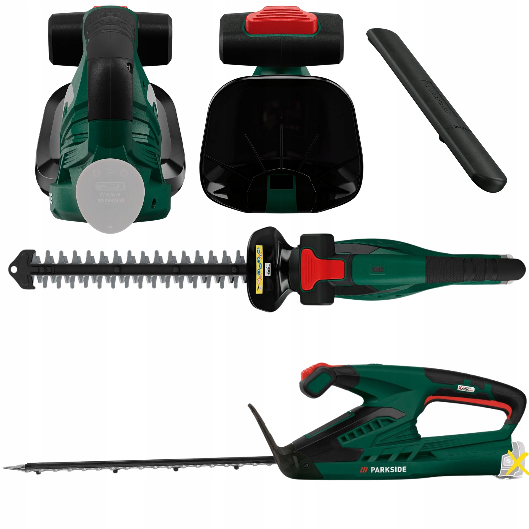 Nożyce do żywopłotu elektryczne akumulatorowe Parkside Phsa 12 B1