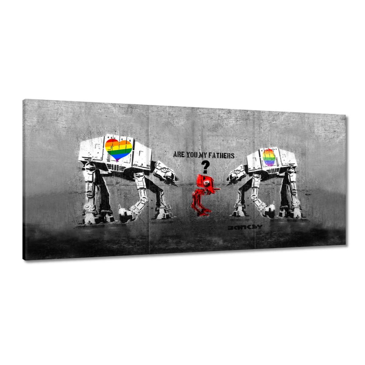 Obrazy 210x100 Are you my fathers Banksy
