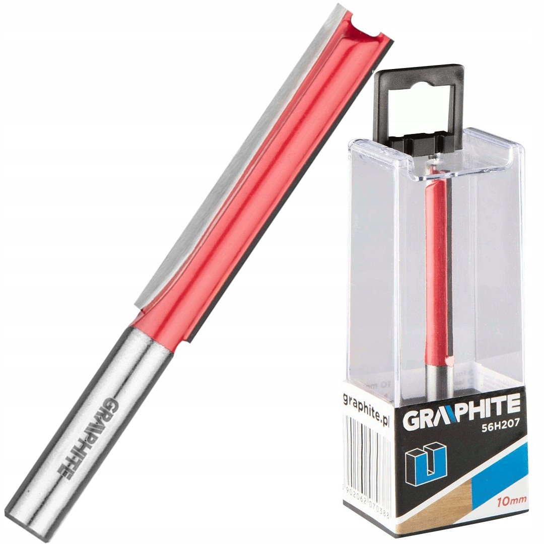 

Graphite Frez Prosty Do Drewna Rowków 10mm 56H207