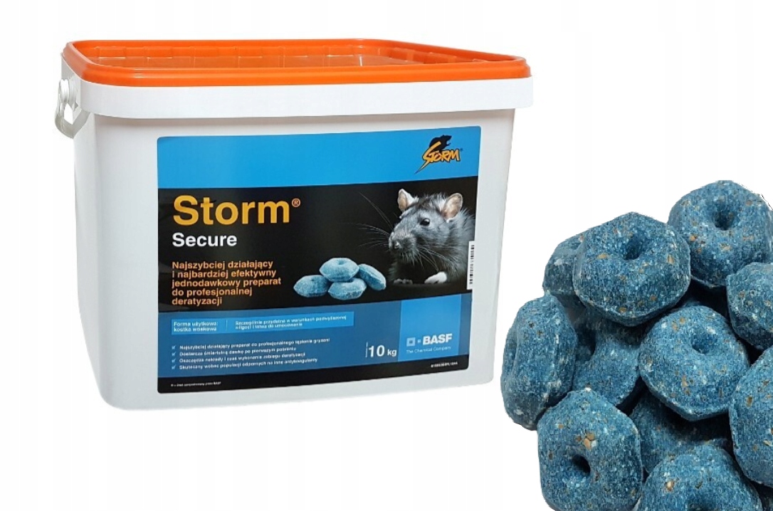 Storm Secure opakowanie 10KG Basf Forma: kostka 20gram