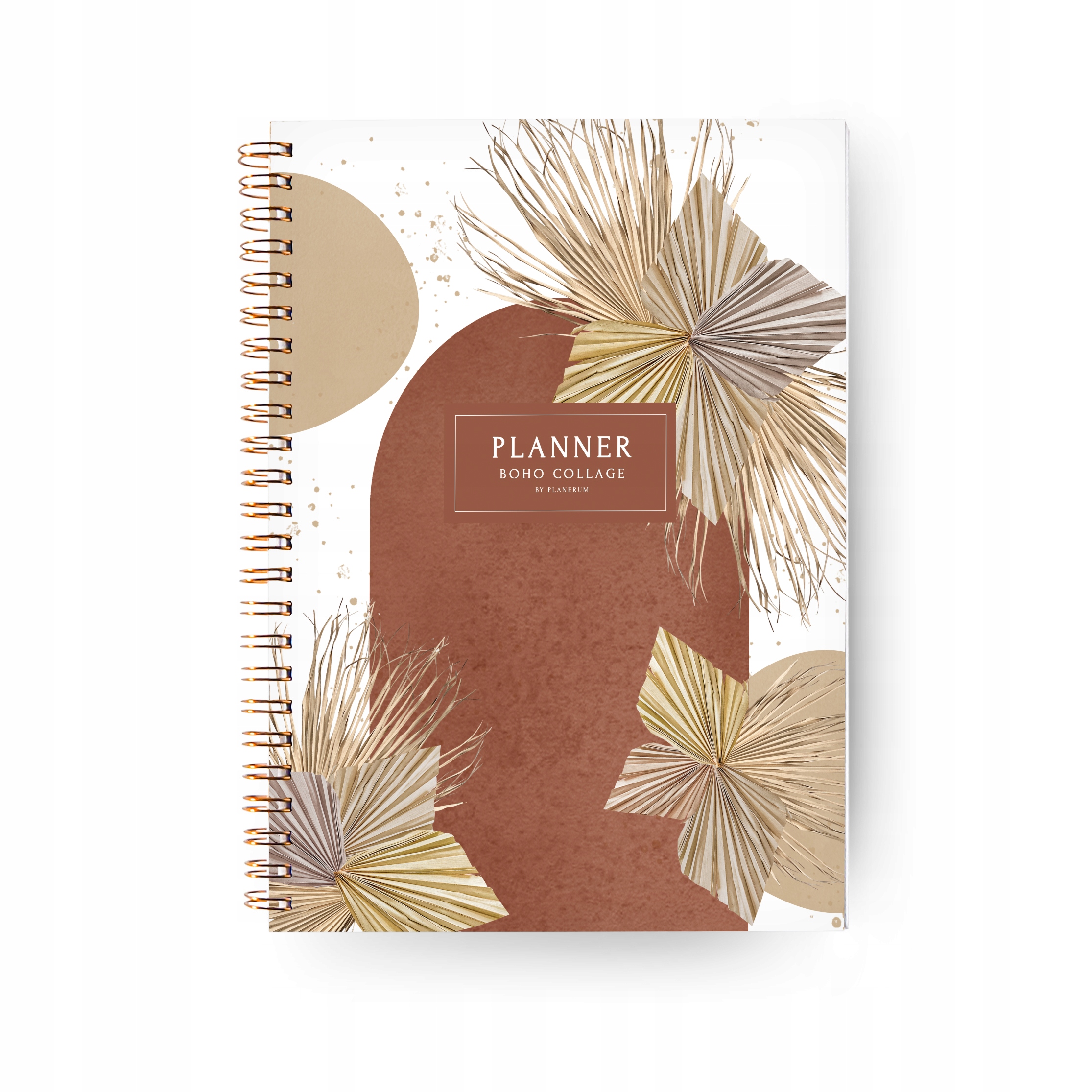 

Planer a5 Tygodniowy Poziomy Boho Collage