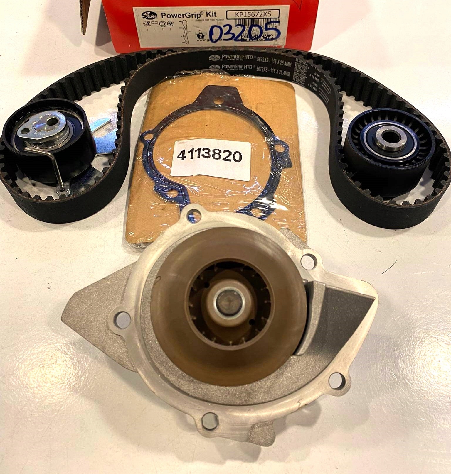 GATES Kp15672xs КОМПЛЕКТ ROZRZADU НАСОС FORD FOCUS