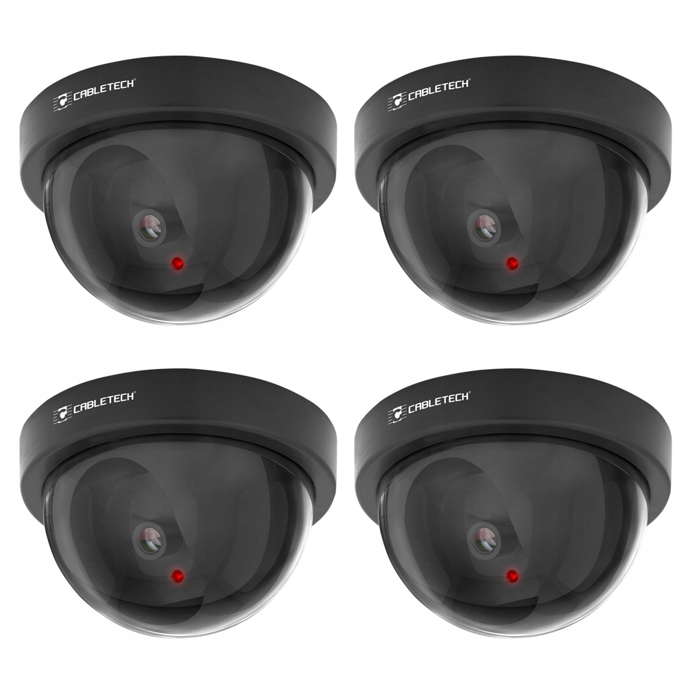 4x ATRAPA ZEWNĘTRZNA KAMERA IP KOPUŁKOWA DIODA LED ZESTAW Model URZ0990