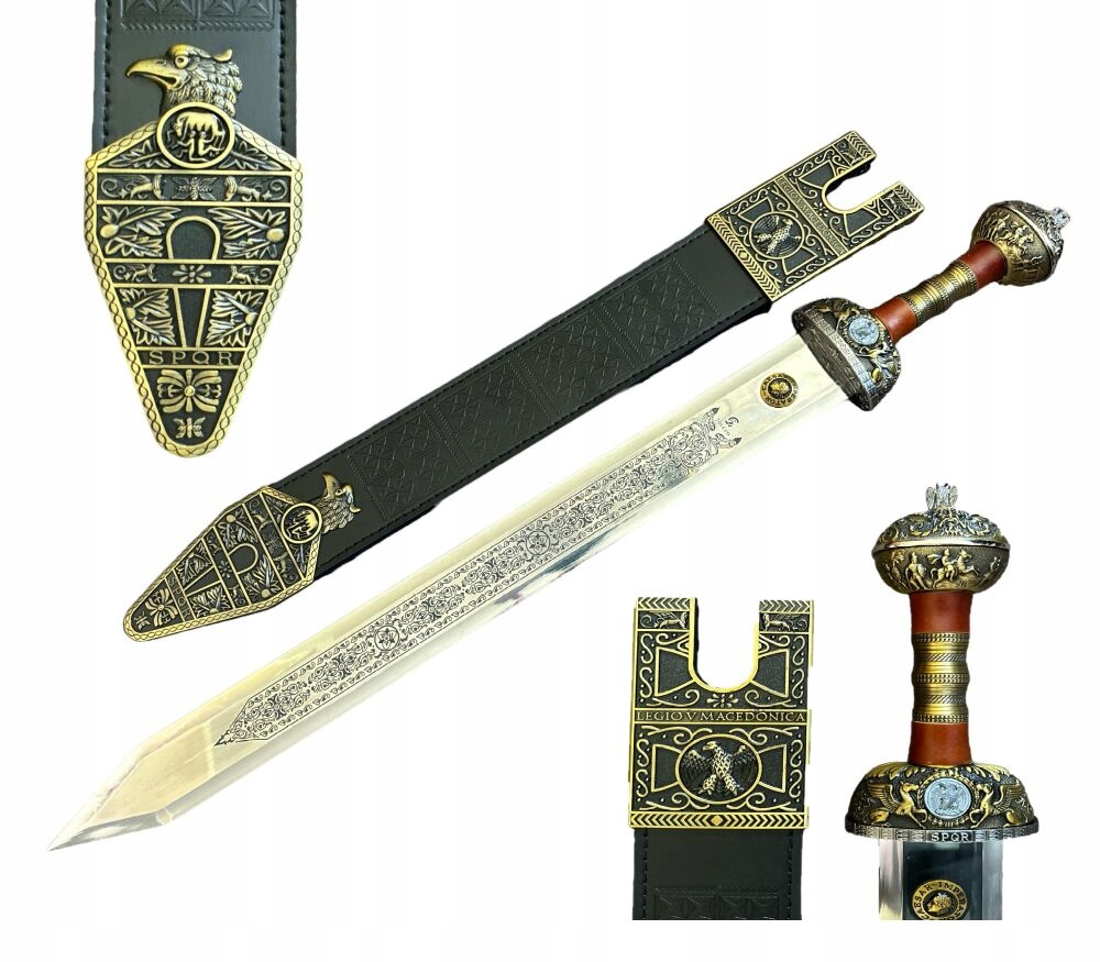 Wyjątkowy Gladius Juliusza Cezara Z Pochwą (211/V)
