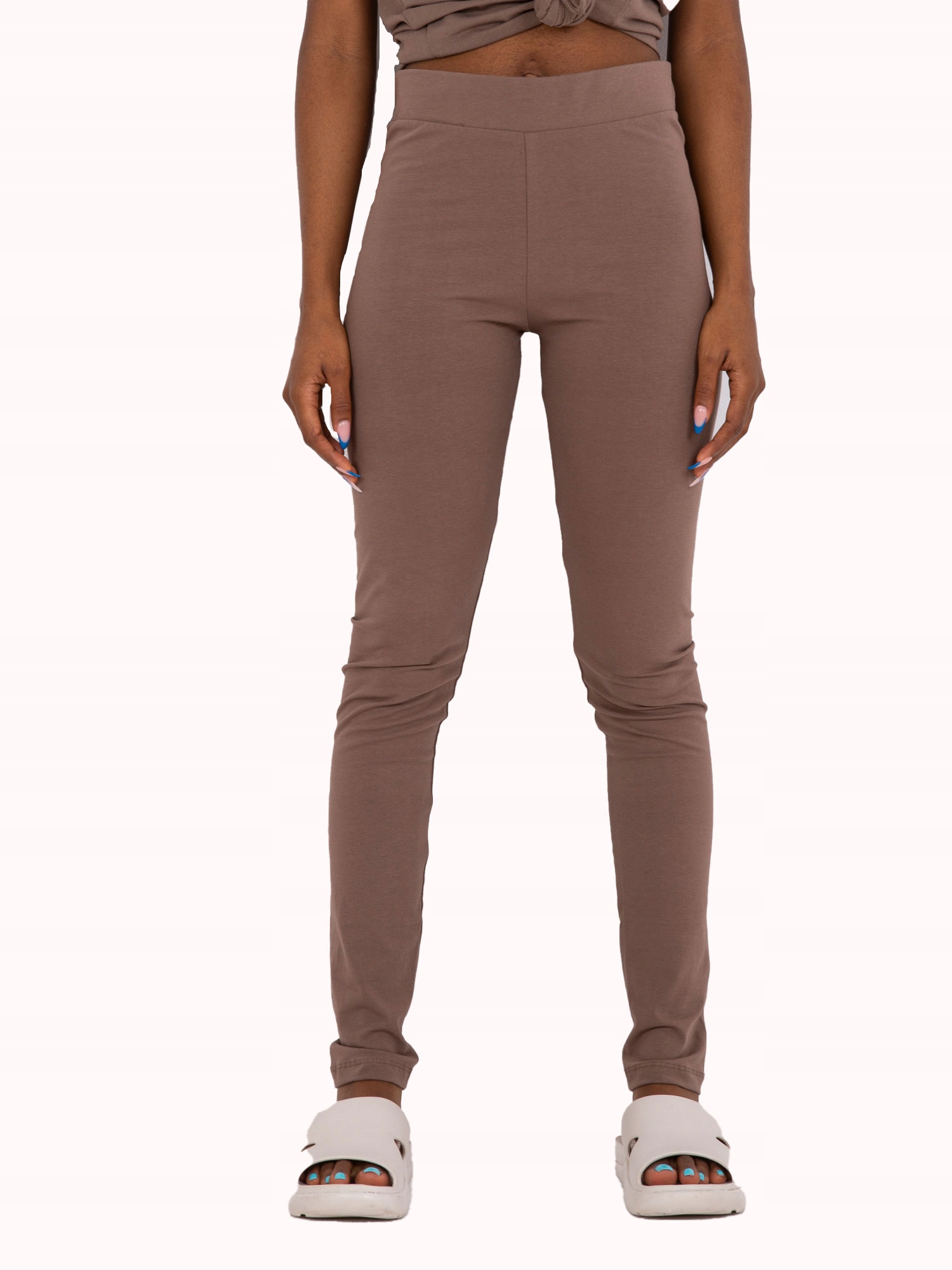 

Legginsy Bawełniane długie gładkie Damskie - L