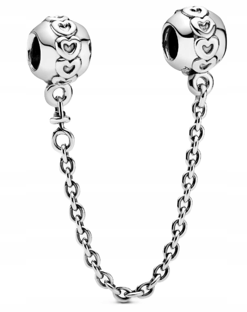 Pandora Srdíčka Řetízek 791088-05 Stříbrný