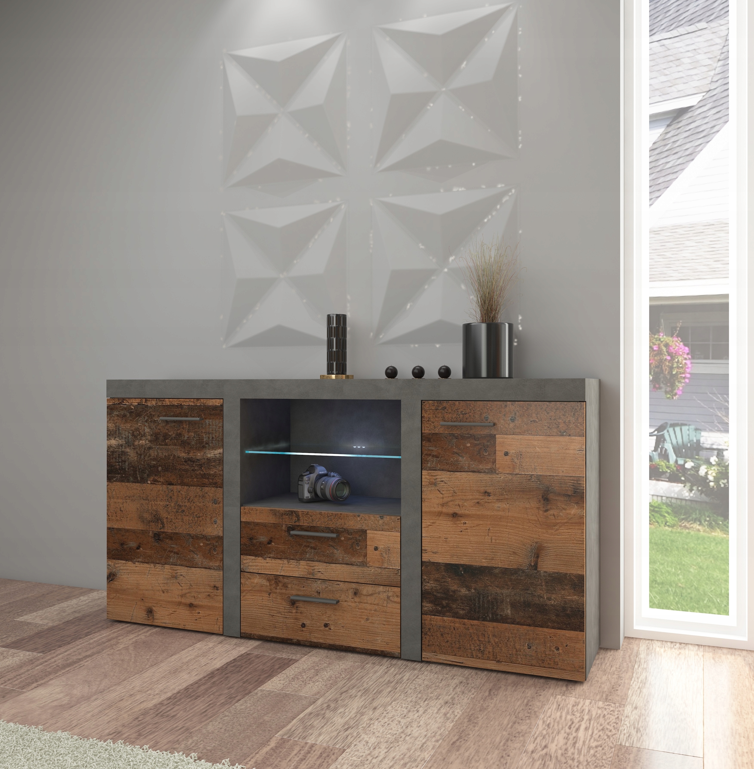 

Nowoczesna komoda z szufladami do salonu Old Style