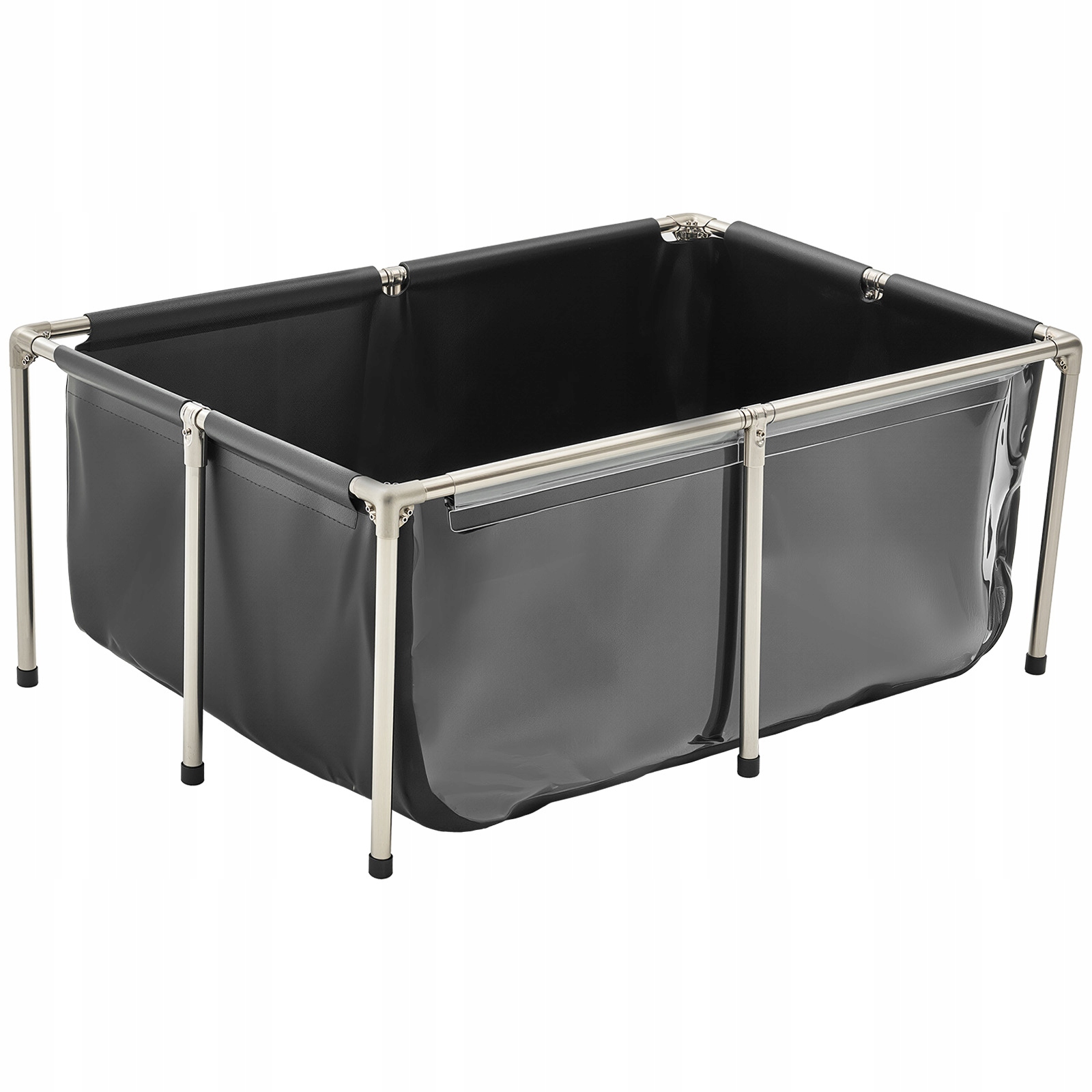 Levně Nádrž na ryby 480 l, nadzemní rybníky s průhledným okénkem