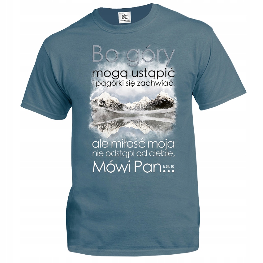 

Koszulka Męska Bo góry mogą...STALOWA rozm. XL