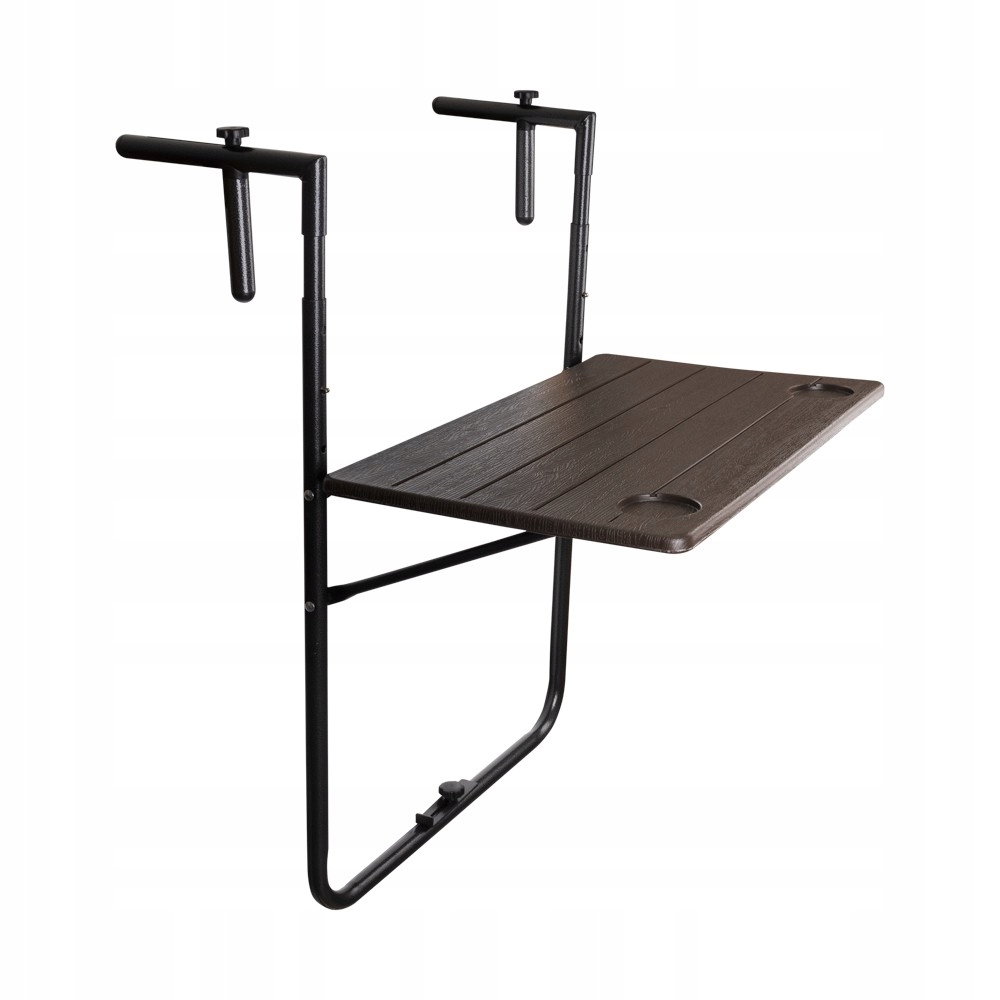 Skládací Balkonový Stolek, Závěsný Na Balkon, Terasa, Zábradlí, Nastavitelný Ssb