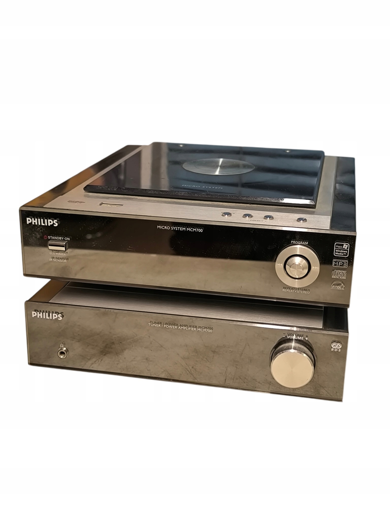 Ciekawa 2 elementowa Wieża Philips MCM700/12