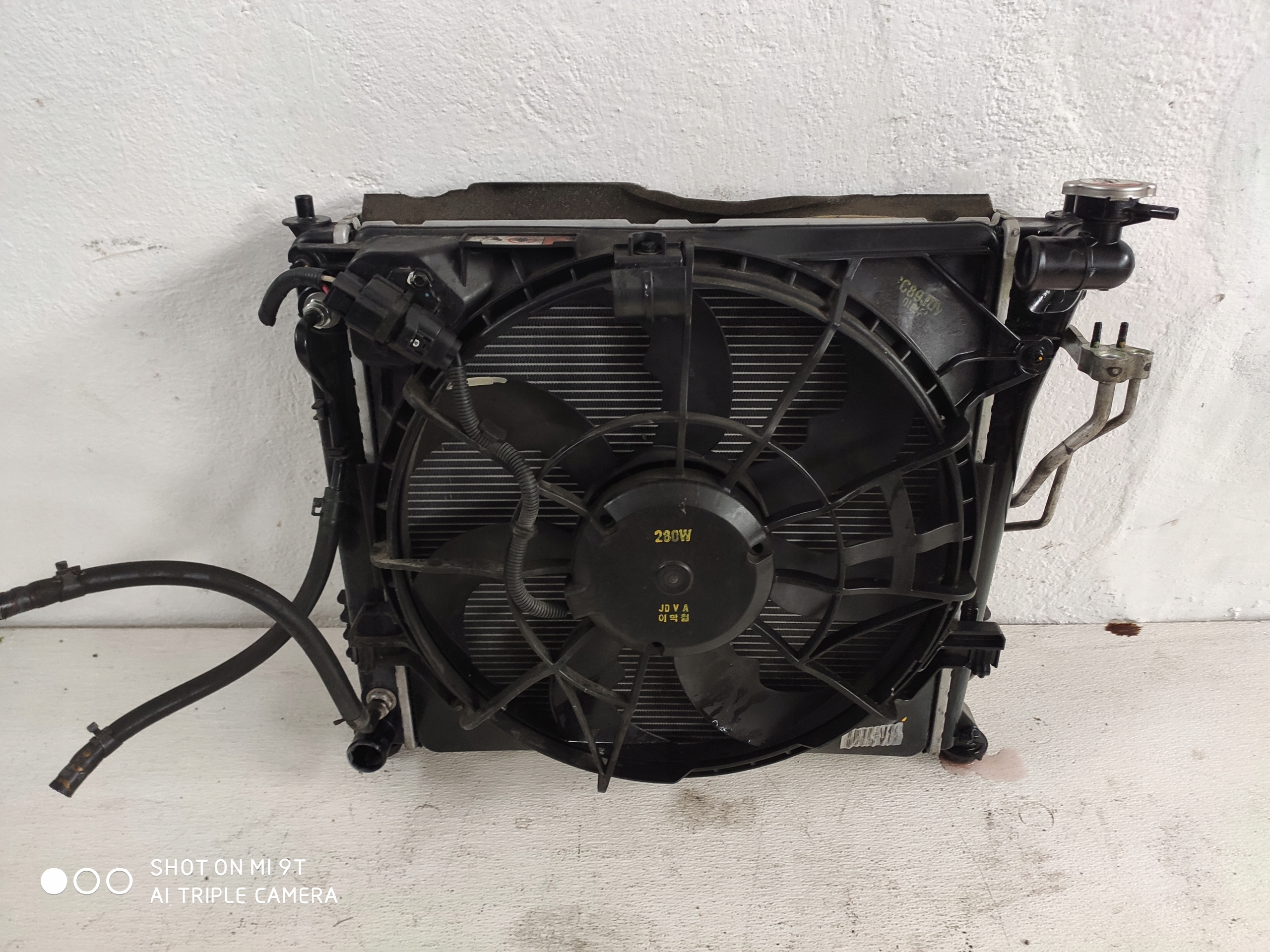 HYUNDAI I40 1.7CRDI 2014 AUTOMAT KOMPLET radiatore