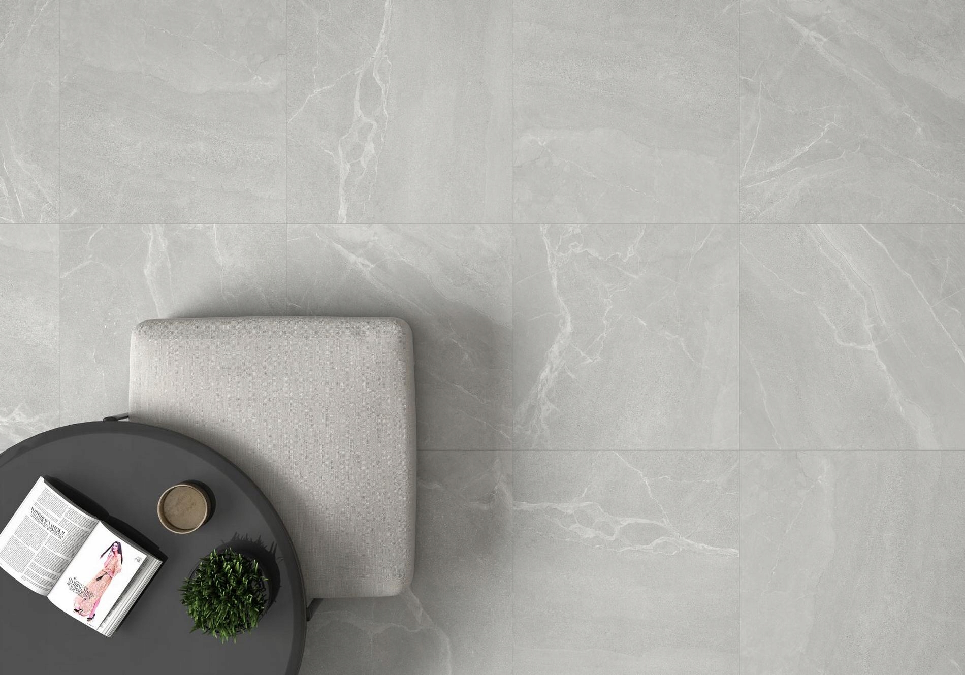 CERAMICA LIMONE BABILON GREY 60 X 120 CM PŁYTKA GRESOWA MATOWA SZARY Typ gres