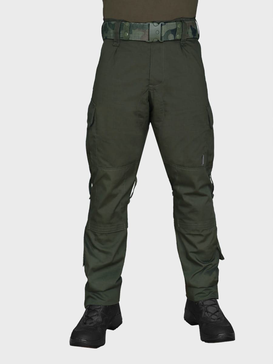 Vojenské kalhoty Dominator 124L MK.2 Rip-Stop zelené olive Xs