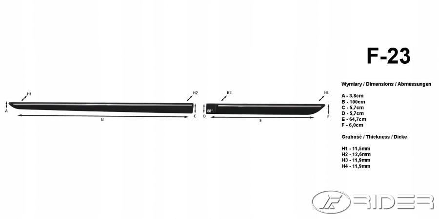 Boční Lišty Dveří Honda Crv V 2018->