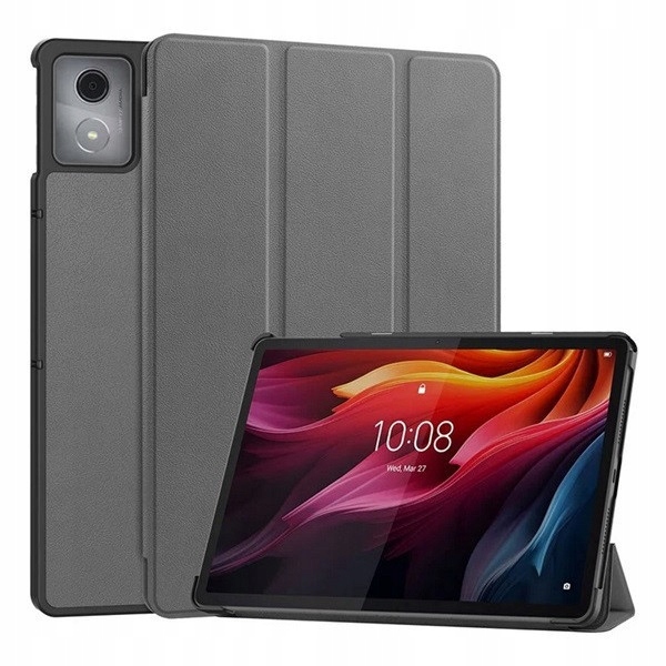 Lenovo Tab K11 Plus (11,45") TB-352, etui z klapką, Trifold, ciemnoszary