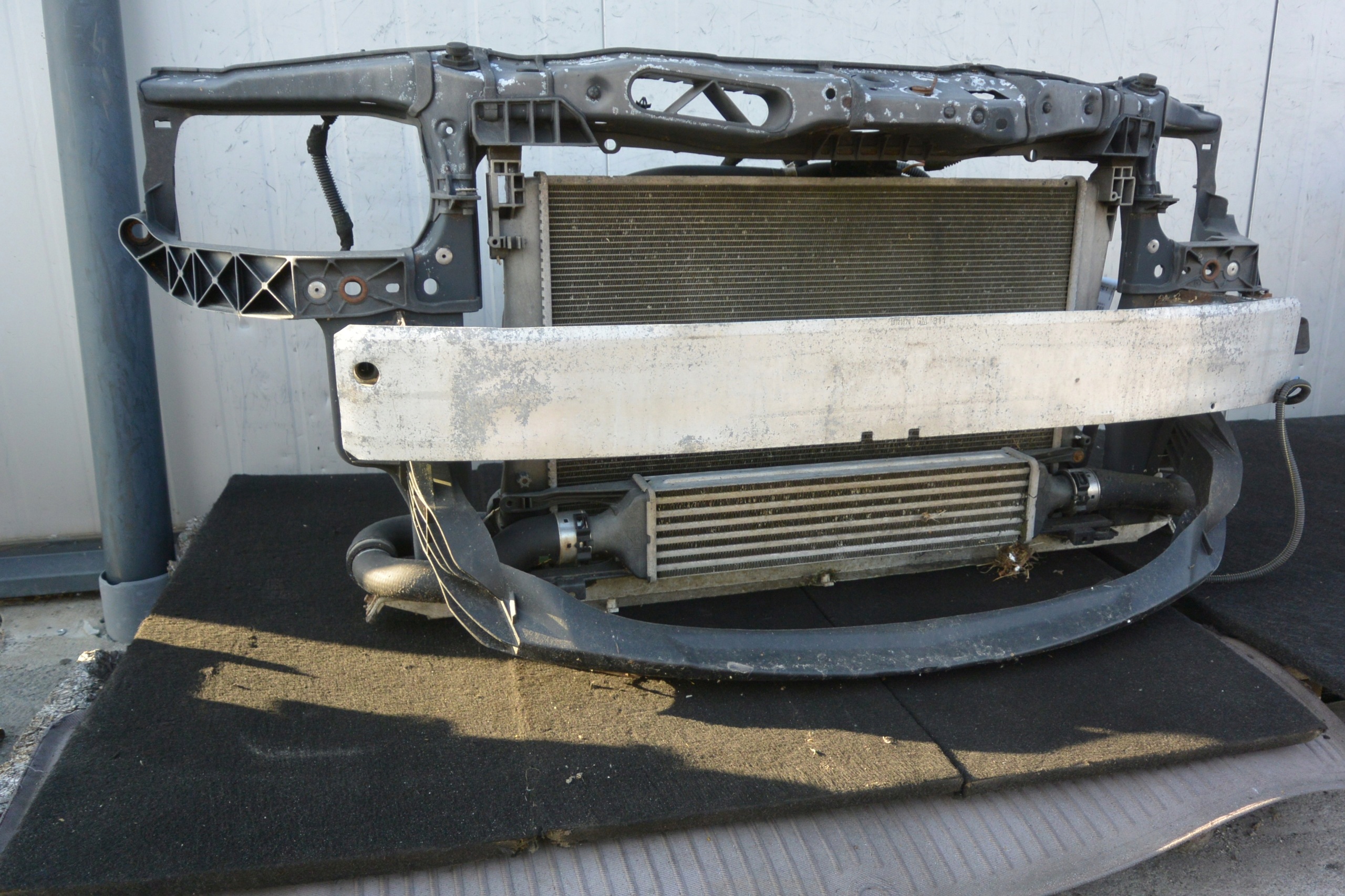 support panel for radiators pillar radiator fan OPEL CORSA D 1.3 TDCI KPL