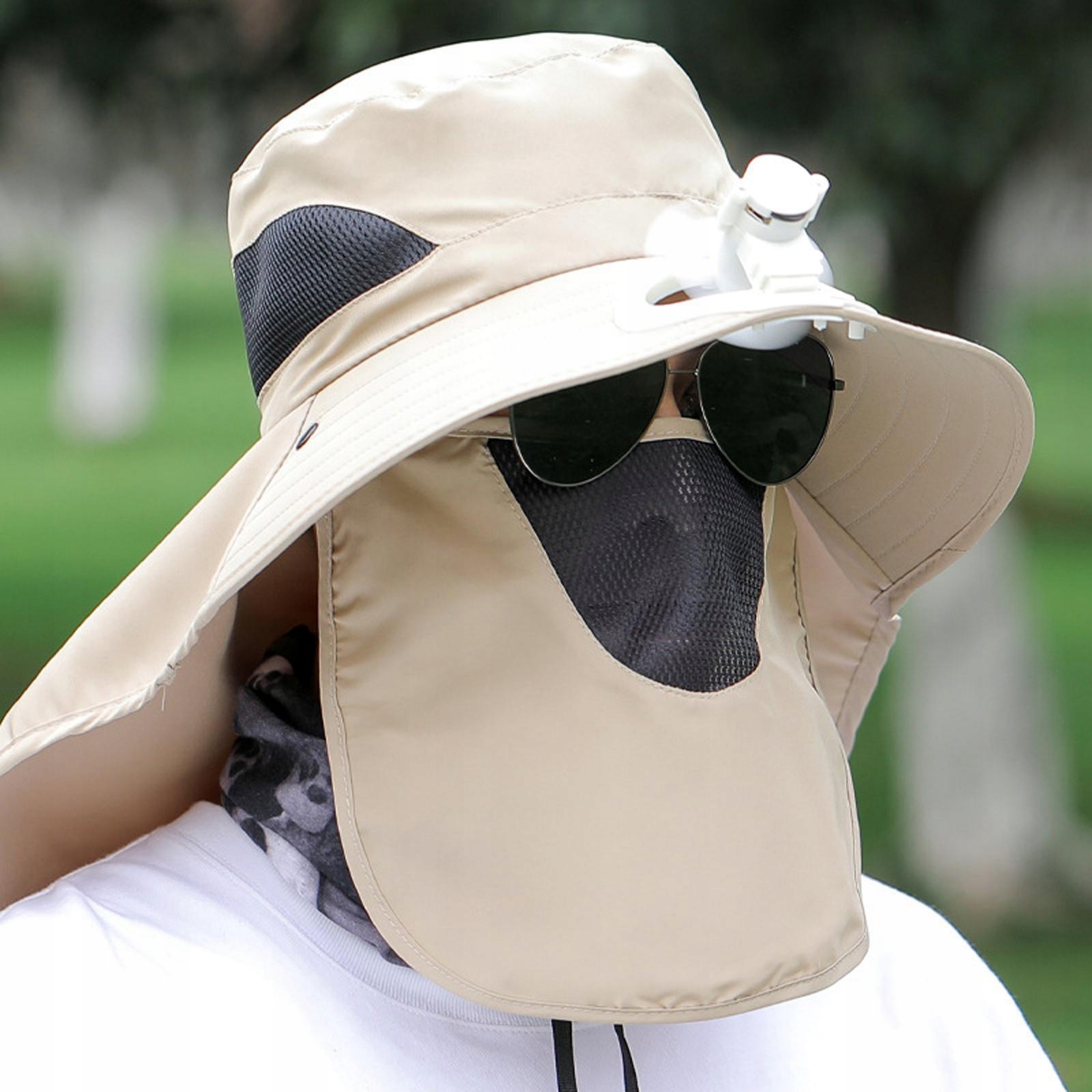 Męska czapka wędkarska Outdoor z wentylatorem Model 2693cf5f-89de