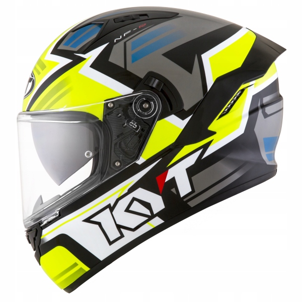 Motocyklová prilba Kyt Nf-r Artwork žltá/sivá XL