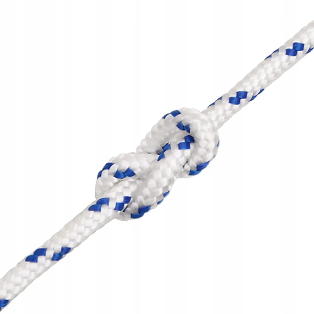 vidaXL Linka żeglarska, biała, 10 mm, 100 m, polipropylen Kod producenta 8720287125754