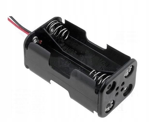 Koszyk na baterie 4xAA (R6) kostka BH-343-1A