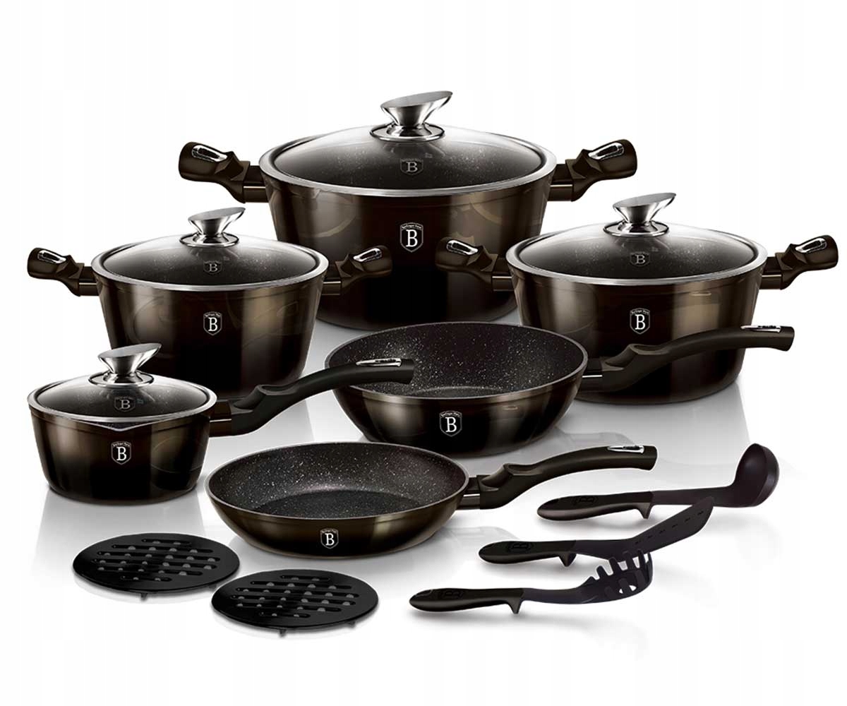 

Zestaw Garnków 18el indukcja gaz garnki komplet