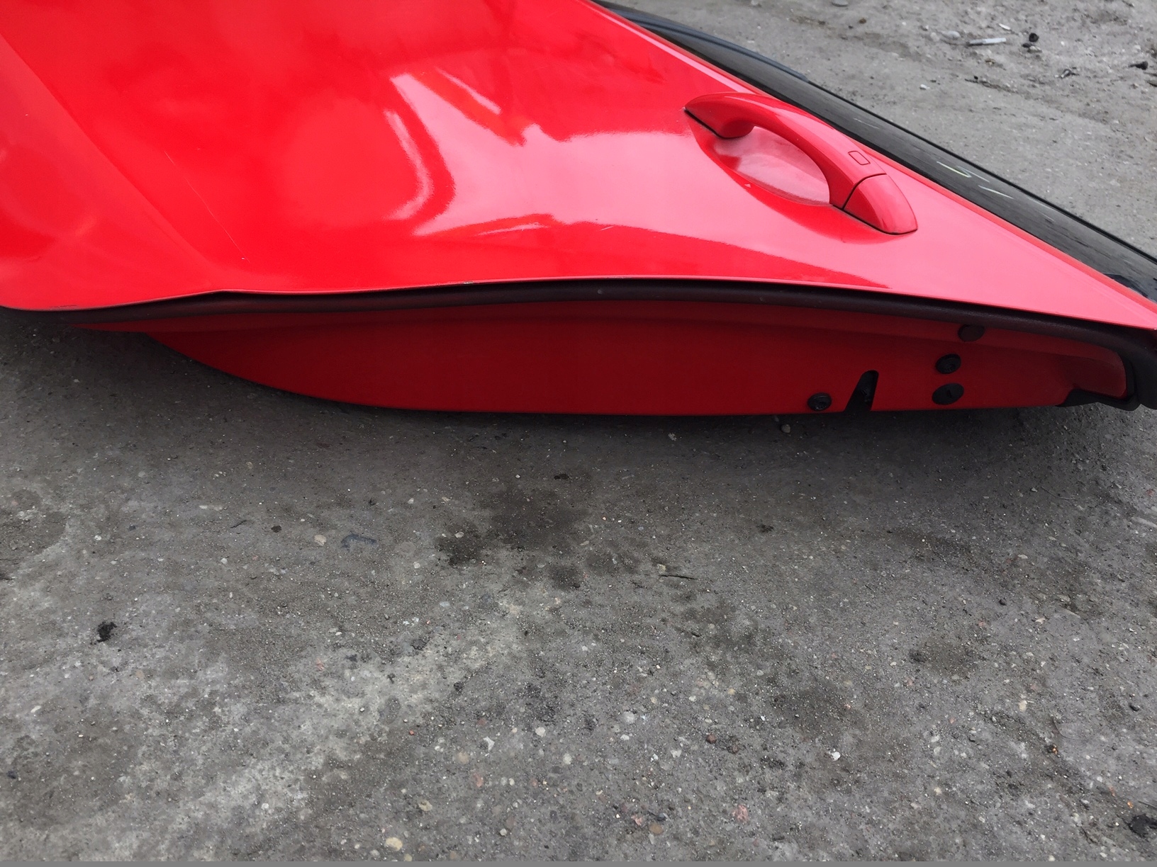 AUDI A4 B8 sedan door left rear. left rear part LZ3M