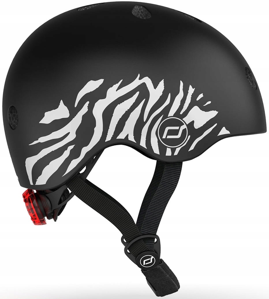 Scoot & Ride Xxs-s Uniwersalny Kask Na Rower Hulajnogę Dla Dzieci Zebra