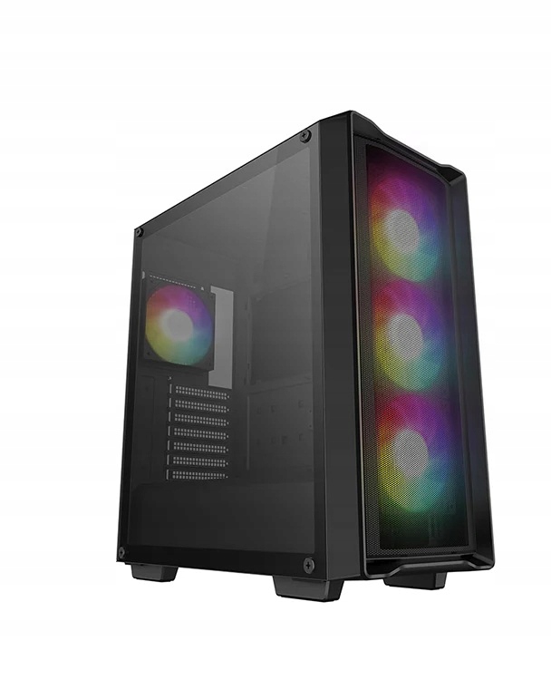 Deepcool skříň CC560 Mesh V2 Atx 4x120 mm fan Argb Usb 3.0 Usb 2.0