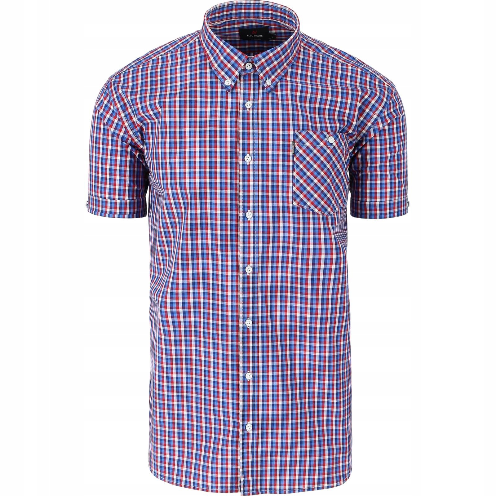 koszula męska AldoVrandi 100%Baw_2XL_klatka_126 Rozmiar XXL