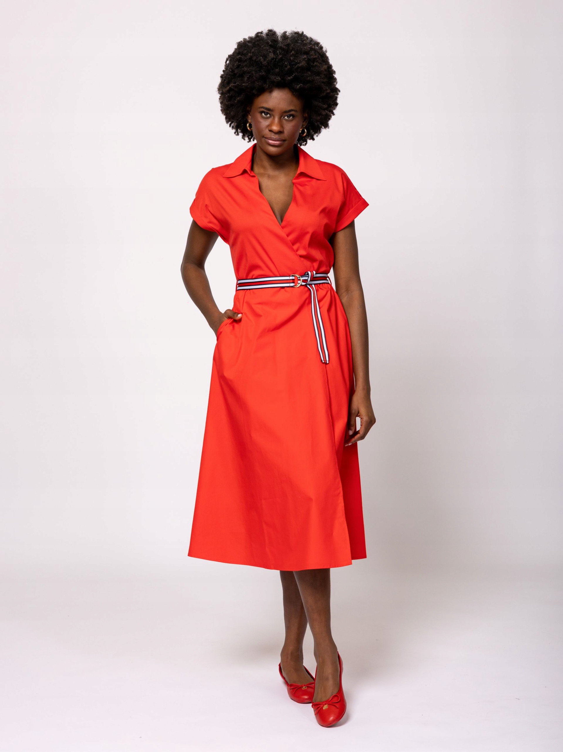 Heavy Tools Šaty Vica Red XL