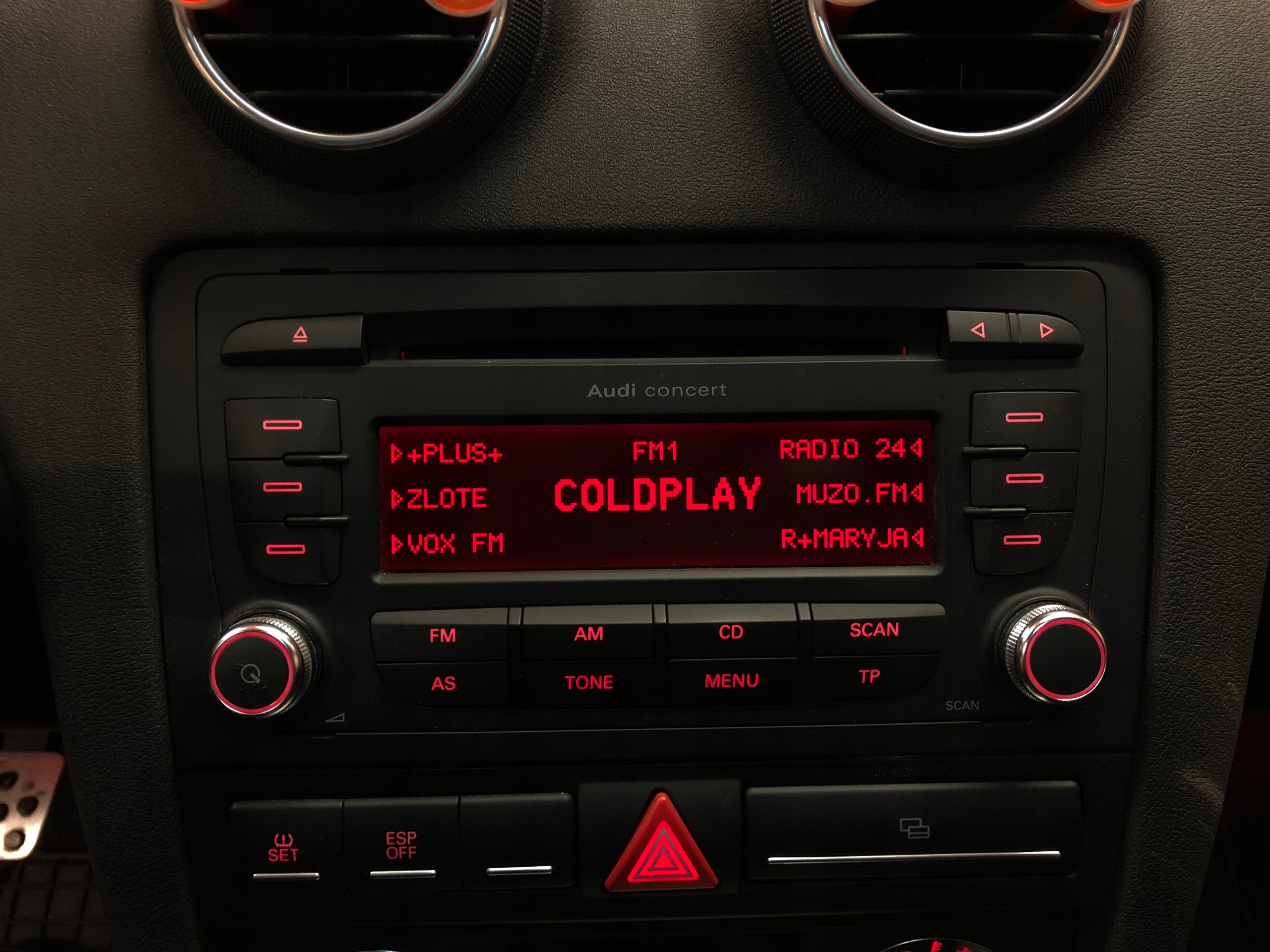 Радио концерт III MP3 Audi A3 (8P)