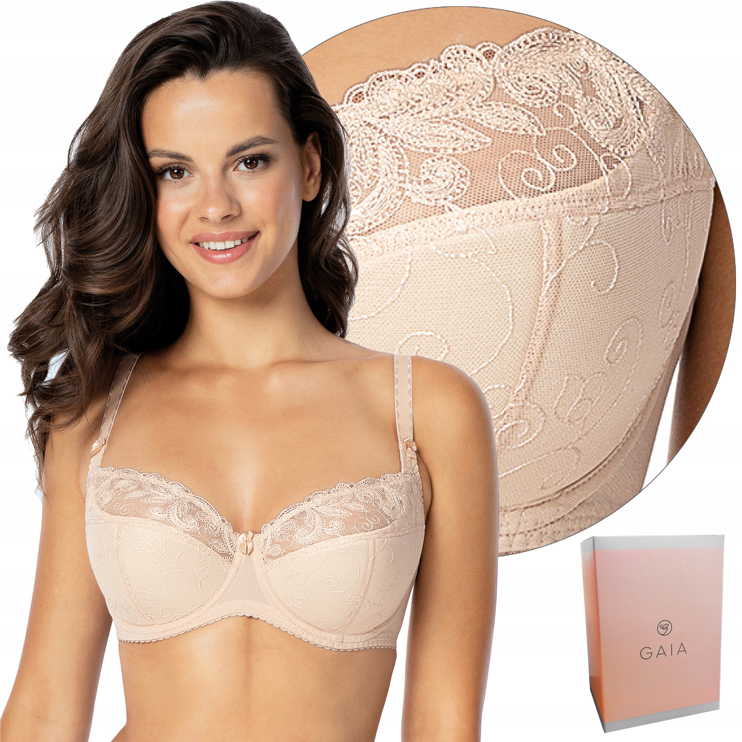 

Biustonosz Gaia Semi-Soft 899 Goldie Beż BE2 90E