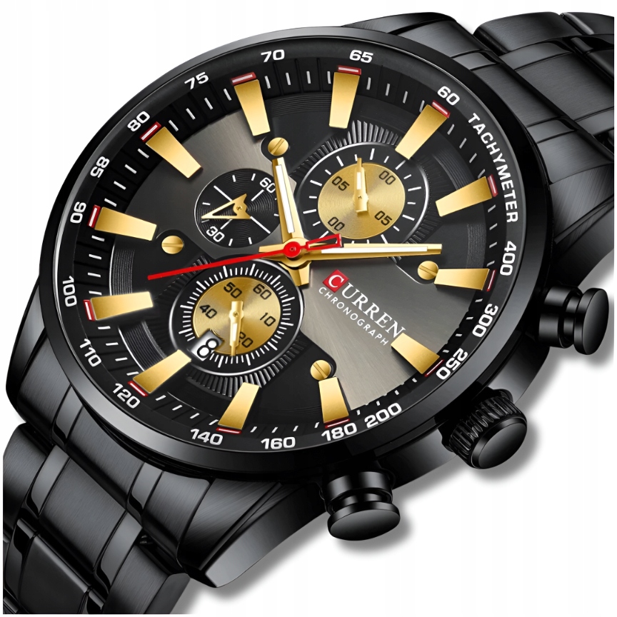 Pánské Hodinky Curren Klasický Elegantní Chronograf Datumovka 6 Barev