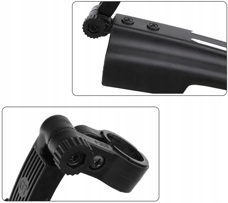 BŁOTNIKI ROWEROWE ROWER ZESTAW KOMPLET PRZÓD TYŁ 2 SZT MTB 24-26 CZARNY Marka Korbi