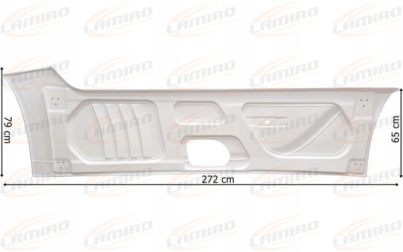 MERCEDES ACTROS MP4 OSŁONA MIĘDZYOSIOWA PRAWA Numer katalogowy części 198099EX