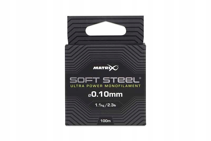 Żyłka Matrix Soft Steel Ultra Power Monofilament 100M 010MM 1,1 Kg GML042