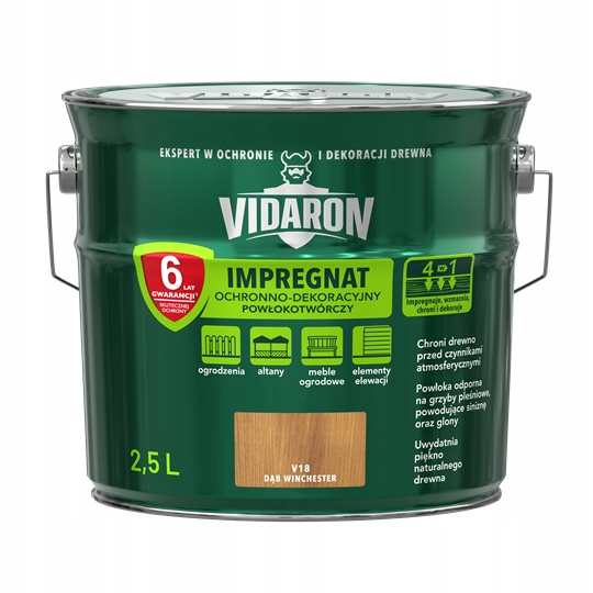 Impregnat do drewna Vidaron 2,5L Dąb Winchester