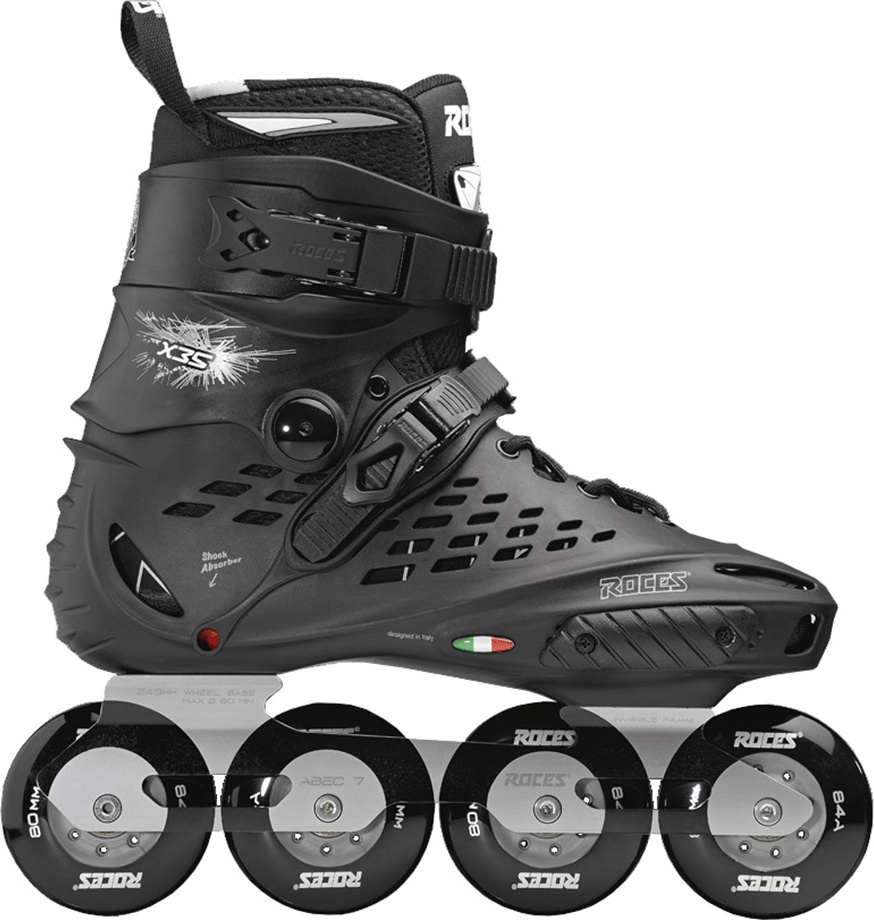 Łyżworolki Roces X35 TIF czarno-srebrne