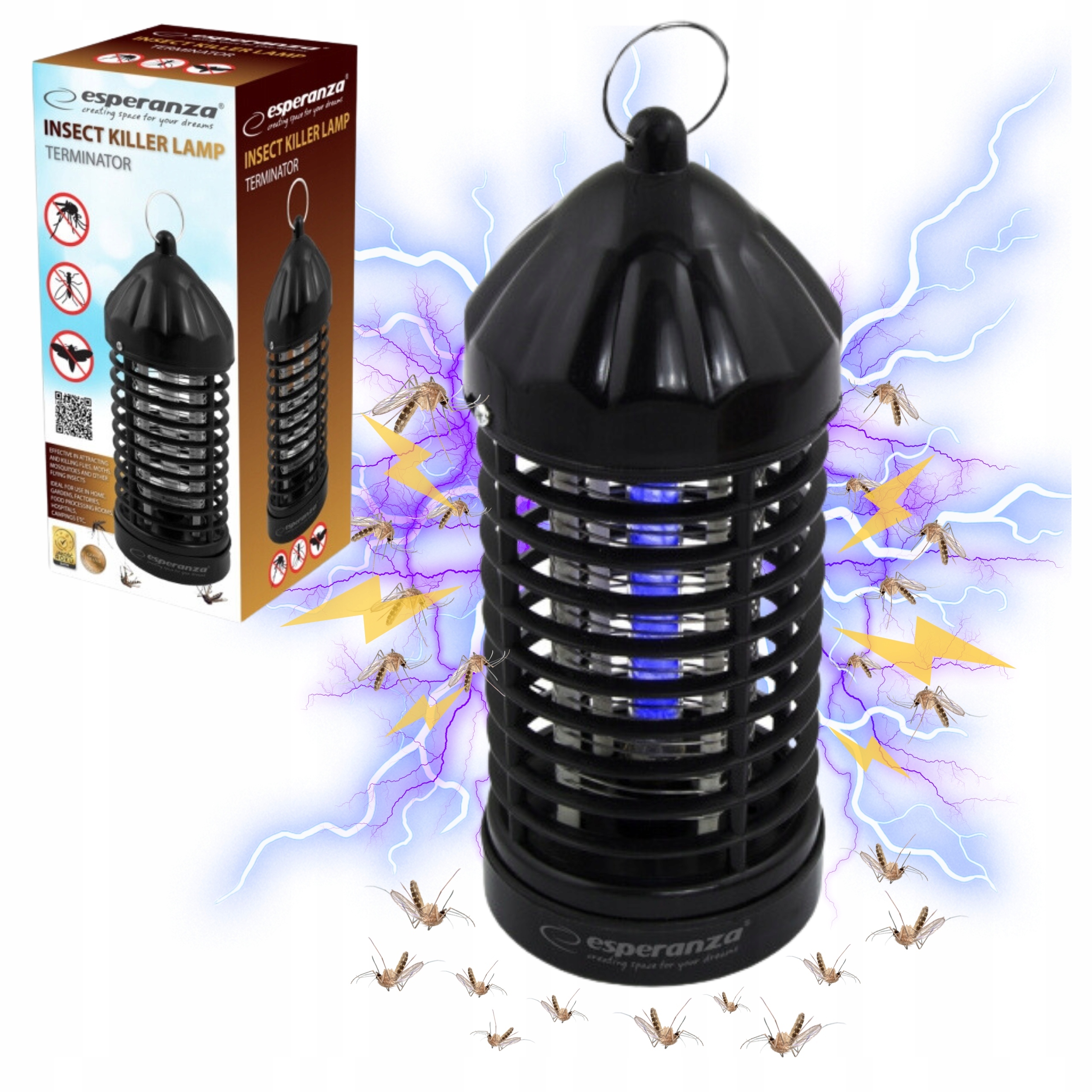 

Lampa Na Komary Owadobójcza Pułapka Światło Uv