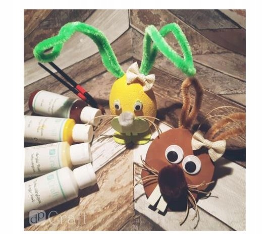 Pompony akrylowe mix animal prints 54szt ZWIERZAKI Płeć chłopcy dziewczynki