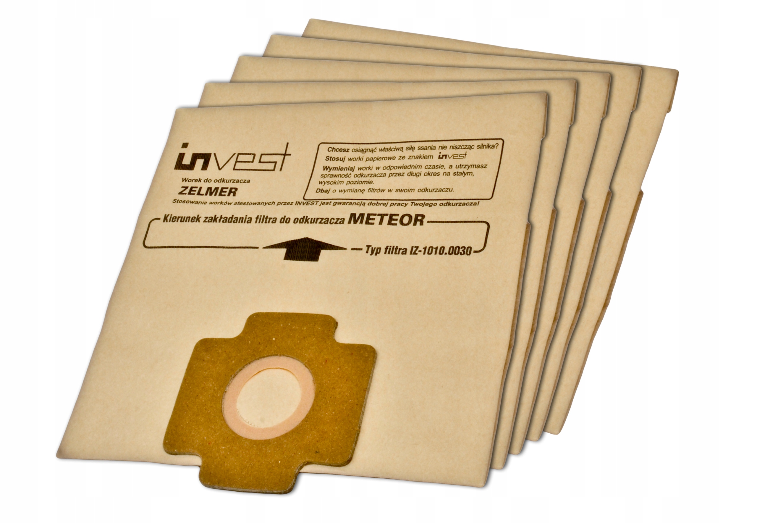 WORKI DO ODKURZACZ METEOR 1010- 5 SZT+ 2 F